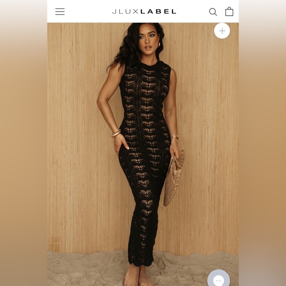 JLUXLABEL Dresses Jlux Label Crochet Maxi Dress Poshmark